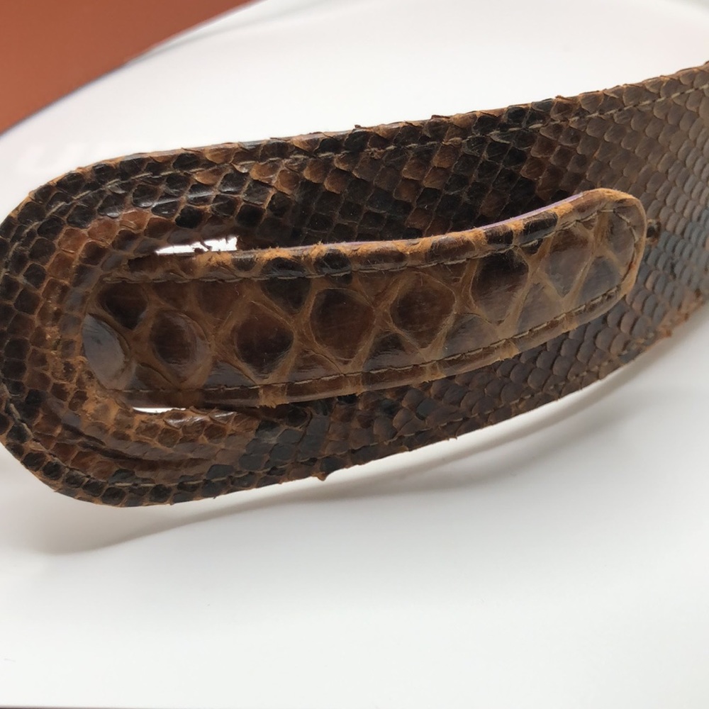 Vtg Jana Python Belt Size Small Bohemian - image 2
